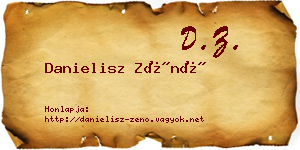 Danielisz Zénó névjegykártya